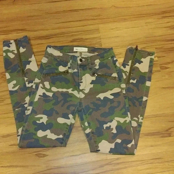 GAP Camo Skinny Jeans Zipper True Skinny Jeans - Picture 2 of 7